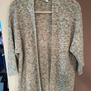 J. Jill multi-green  Cardigan Sweater